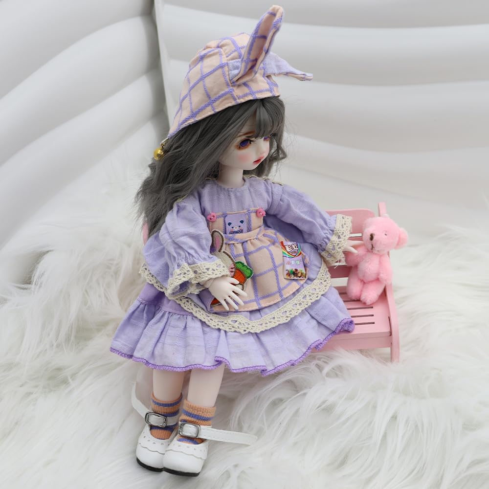 Amazon | BALOLO BJD ドール フルセット 1/6 球体関節人形 女の子 30cm